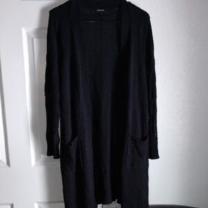 Torrid Black Knit Cardigan
